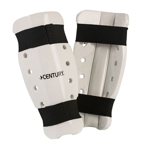 white student sparring shin guards