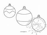 Baubles Template Round Reddit Email Twitter sketch template