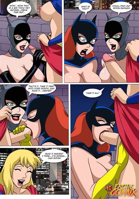 batgirl supergirl and catwoman lesbian hentai comic 06