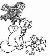 Aristocats Coloring Pages Colouring Printable Popular Coloringhome Comments Print Books sketch template