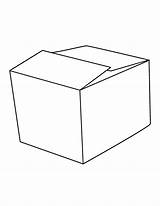 Boxes Clipart Cliparts Box Coloring Color Pages Kids Clip Line Library sketch template