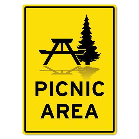 picnic area sign  signmaker