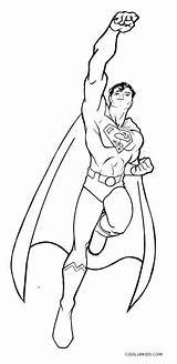 Superman Coloring Pages Print Kids Printable Cool2bkids sketch template
