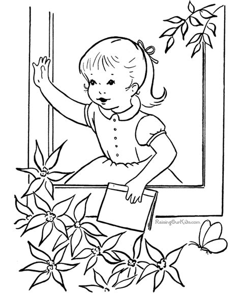 spring printables  coloring home