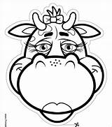 Vache Masque Masques sketch template