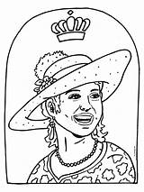 Maxima Koningin Koningsdag Koning Prinsjesdag Kroon Koningshuis Bezoeken Creatief Kiezen sketch template