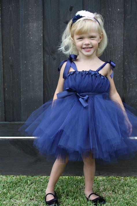 navy blue tutu dress flower girl dress special occasion size month    etsy