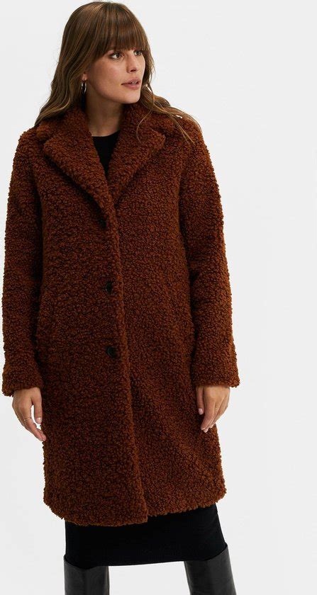 bolcom  fashion dames lange teddy jas maat xxl