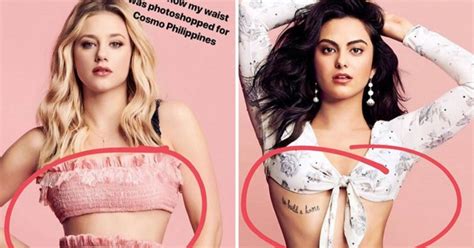 riverdale s lili reinhart and camila mendes blast photoshop scandal