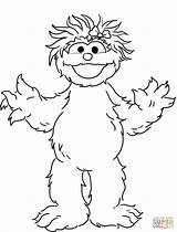 Sesame Street Coloring Pages Drawing Rosita Abby Grover Characters Super Printable Elmo Indiana Jones Ernie Outline Monster Grouch Oscar Stuffed sketch template