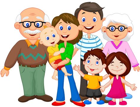 extended family clip art  happy png