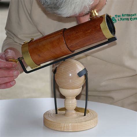 isaac newtons  telescope hand  replica   original