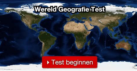 wereld geografie test