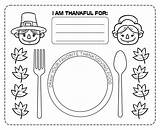 Printable Thanksgiving Placemat Placemats Color Kids Template Activity Coloring Pages Printablee Via sketch template