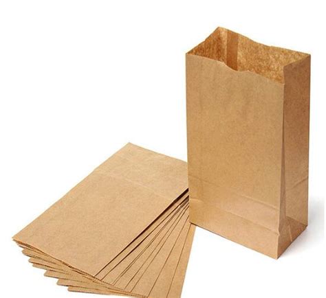top    plain brown kraft paper bags super hot induhocakina