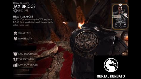 Mortal Kombat X Ios Android Heavy Weapons Jax Challenge