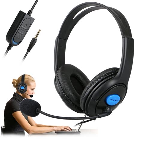 wired gaming headset headphones  microphone  ps pc laptop mac phone walmartcom