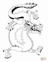 Dragon Coloring Chinese Pages China Drawing Printable Head Ancient Japanese sketch template