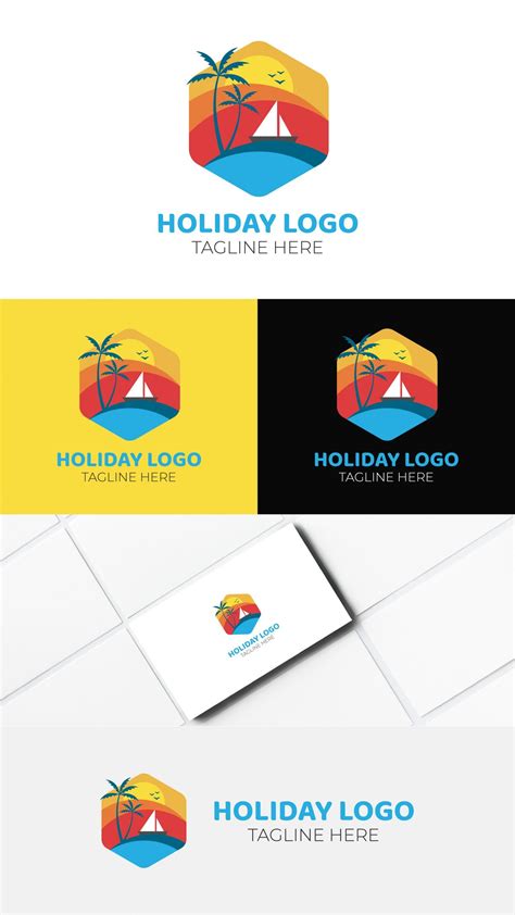holiday logo design graphicsfamily