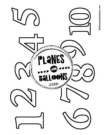 numbers   coloring pages  printable numbers printable numbers