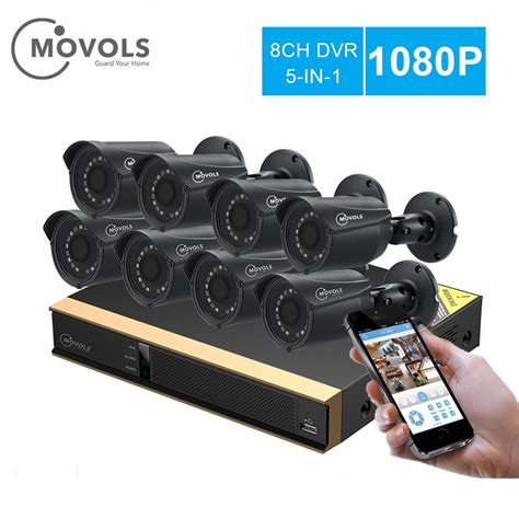 movols kit cctv  camera mp outdoor surveillance kit ir security camera video surveillance