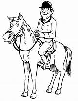 Horse Clipart Coloring Derby Pages Rider Jockey Kentucky Riding Clip Cliparts Western Kids Equestrian Horses Colouring Party Print Printactivities Printables sketch template