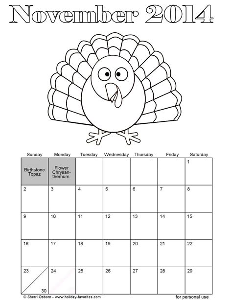 monthly calendar coloring pages   print