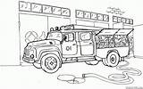 Rescue Coloring Fire Truck Modern Car Pages Scania Colorkid Cars Vehicles sketch template