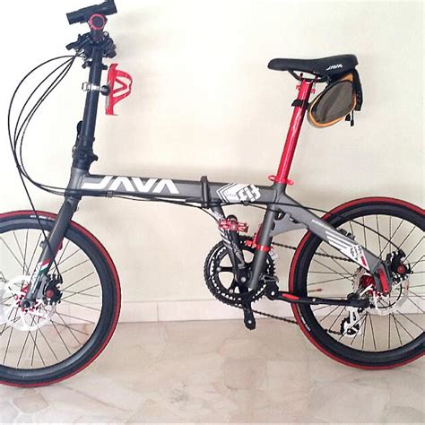 java fit  folding bicycle sports  carousell
