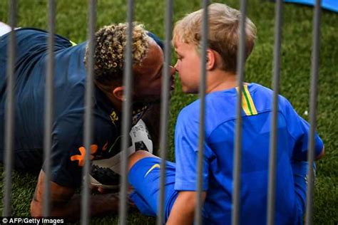 Neymar S Son Watches On As His Dad And Fellow Brazil Stars
