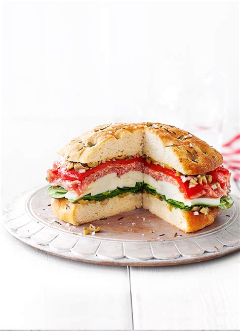 italian picnic loaf recipe olive magazine