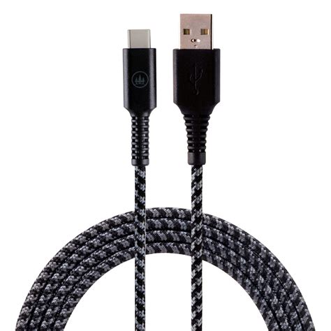 ecosurvivor usb type  cable usb   usb  black nylon braided fast
