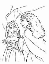 Rapunzel Tangled Coloring Pages Mother Gothel Coloringdisney Source Tumblr Print Picturethemagic sketch template