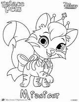 Palace Pets Coloring Pages Disney Princess Midnight Pet Printable Colouring Color Printables Cat Wildcat Kentucky Wildcats Sheets Cinderella Animal Skgaleana sketch template