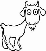 Goat Coloring Pages Drawing Cute Printable Goats Baby Color Pygmy Surprised Clipart Kids Getdrawings Procoloring Clipartmag Skinny Choose Board sketch template