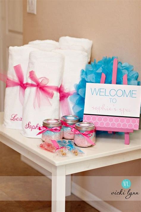 printable welcome sign spa party collection the by