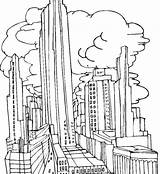 City Coloring Pages Town Gotham Dragon Getcolorings Getdrawings Lazy Colorings sketch template