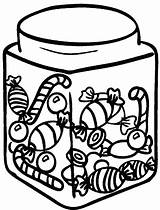 Jar Candy Coloring Pages Cotton Cookie Drawing Bar Chocolate Clipartmag Getdrawings Template Color sketch template