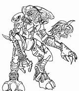 Bionicle Coloring sketch template