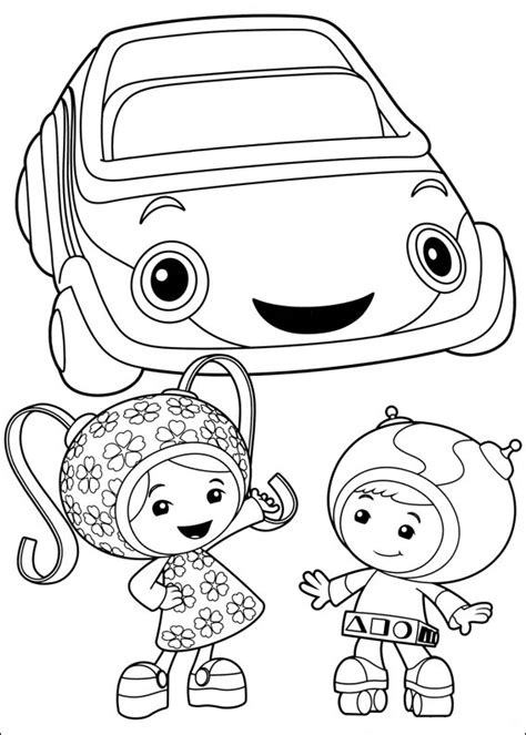 slashcasual team umizoomi coloring pages