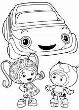 Umizoomi Coloring sketch template