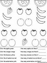 Fruit Count Sorting Color Worksheet Activities Enchantedlearning Write Apples Bananas Oranges Printout sketch template