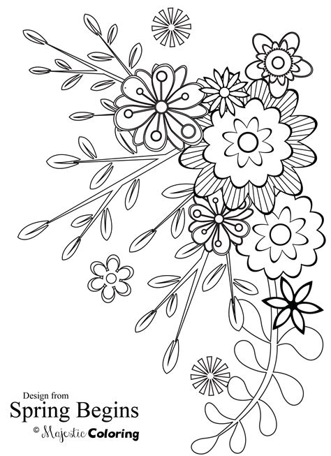 coloring pages doodling embroidery