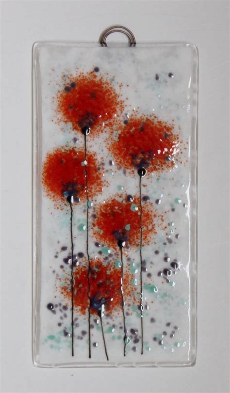 Blended Seasons Fused Glass Wall Art Fused Glass Art Glass Fusing