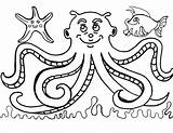 Octopus Dibujos Pulpo Pulpos Poulpe Pieuvre Tintenfisch Oktopus Polvo Amigos Blekksprut Angler Bestcoloringpagesforkids Trabalho Ausmalbild Pintarcolorir Pintando Preschoolers Gianfreda Coloringpagesonly sketch template