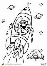 Fusee Fusée Coloriages Colorier Volante Soucoupe Magique Hugolescargot Terrestre Monstruos Preschool Maternelle Universum Rakete sketch template