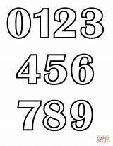 Numbers Gratis Numeri Numeros Getallen Números Supercoloring Kleurplaten Cijfers Stampare Inglese Getdrawings Classici Printen Dotcom Estrela Lineart Pngwing sketch template