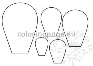 rose paper flower template printable coloring page