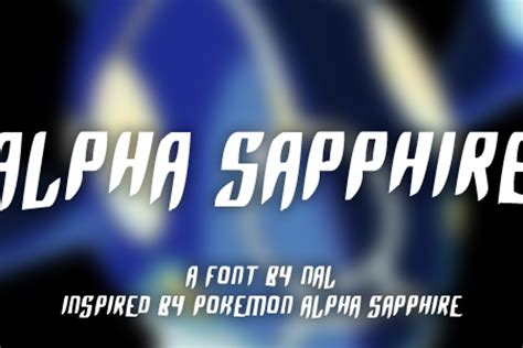 alpha sapphire font chequered ink fontspace