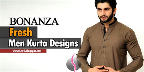 fresh designs  formal kurta  men latest colors  kurta  bonanza
